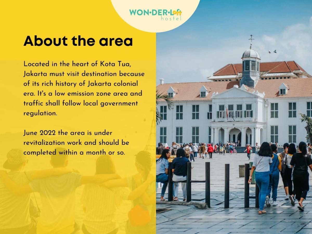 ג'קרטה Wonderloft Hostel Kota Tua מראה חיצוני תמונה